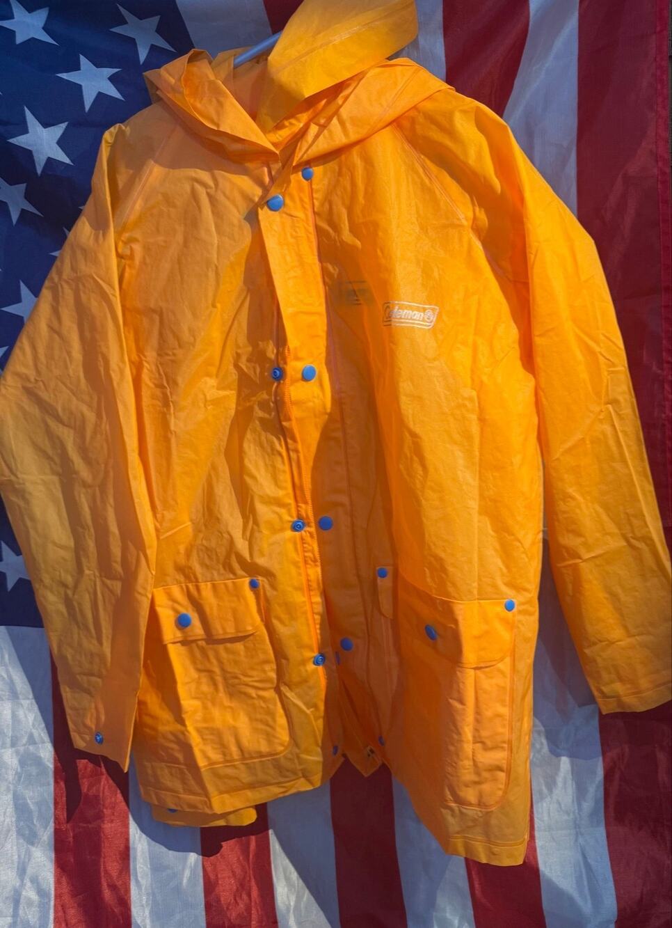 Kids size small Coleman thin rain jacket
